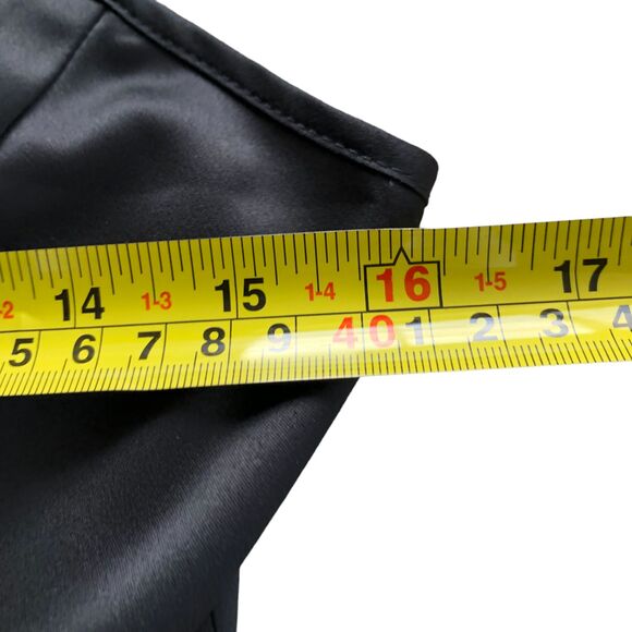 NBD Black Deep V-Neck Sexy Mini‎ Cocktail Slip Dress w Pockets NWT Size S - Picture 7 of 9